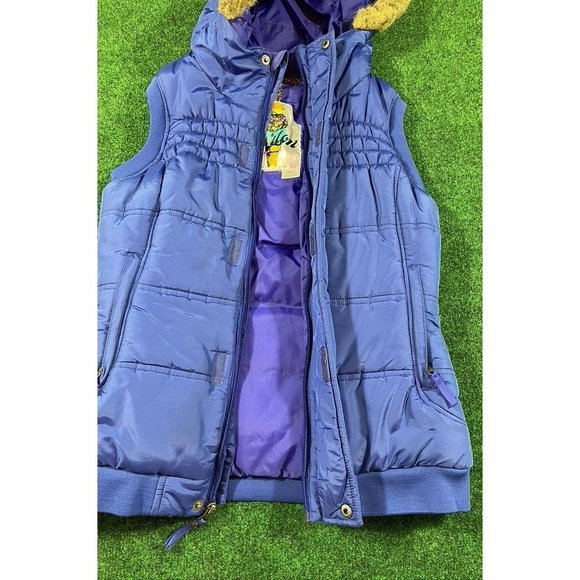 Burton Blue Cool Flavors Dry Ride Snowboard Skiing‎ Puffer Vest Womens Sz Small - Picture 3 of 14